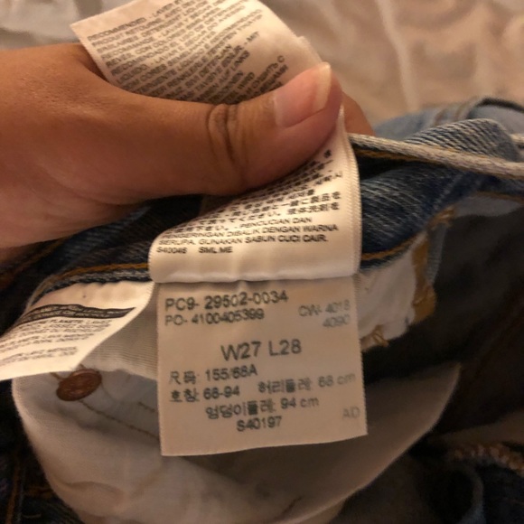 Levi’s jean 501 S size 27 waist - Picture 5 of 6